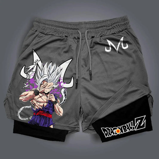 Dragon Ball Super Licensed Shorts 2025 - Japanese Anime Breathable Quick-Dry Beach Pants, Retro Y2K Hip Hop Style. Produit gaming premium Fraquane, produits de luxe, nouvelle génération, équipement gamer