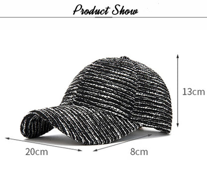 FS Fashion Casquette de baseball rayée noir et blanc pour homme, casquette décontractée coréenne pour femme, casquette d'été streetwear, casquette de camionneur, Gorra Hombre