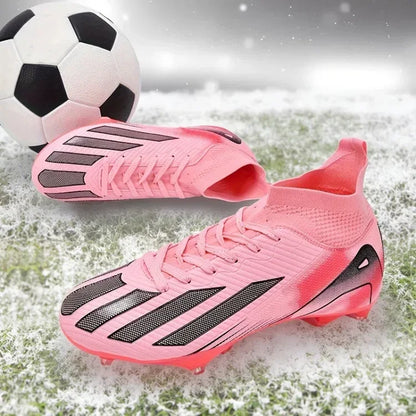 Fotbollsskor för män, New TF, sneakers för konstgräs och turf, ultralätta herrfotbollsskor, bekväma ankelhöga fotbollsskor för futsal och snabbt spel
