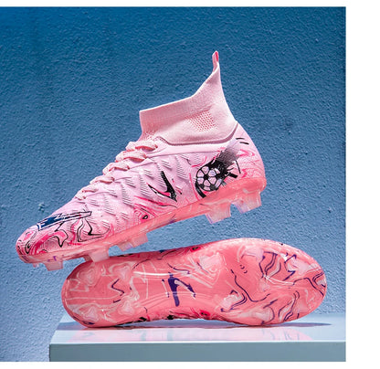 Neue professionelle Fußballschuhe für Herren, rutschfeste Fußballstiefel, Unisex, atmungsaktiv, für Futsal und Sport, neue Stollenschuhe, Dropshipping, ultraleicht