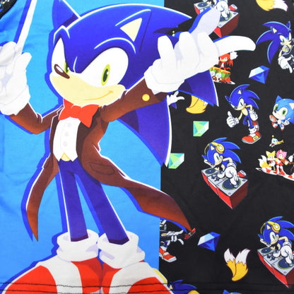 Long sleeved new set Super Sonic mid size children's long sleeved+long pants set Shadow the Hedgehog children's underwear gift
