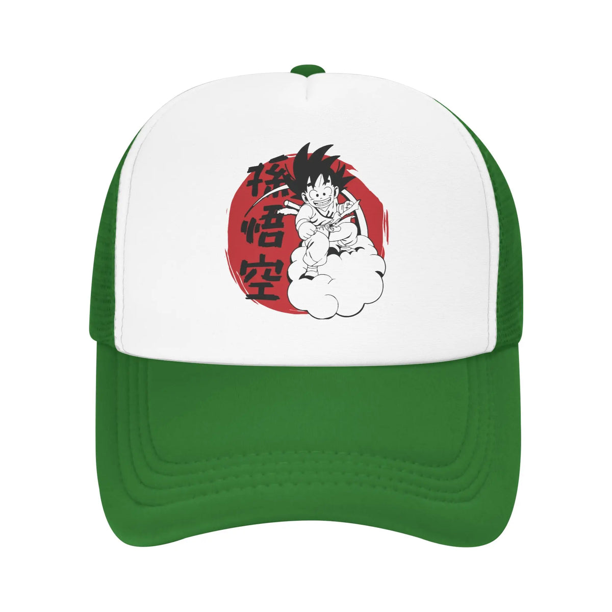 Czapka typu trucker Son Gohan D-Dragon Ball Z, unisex, czapki outdoorowe, czapka robocza typu trucker, czapka typu trucker, czapki typu snapback, czapki baseballowe z siateczką