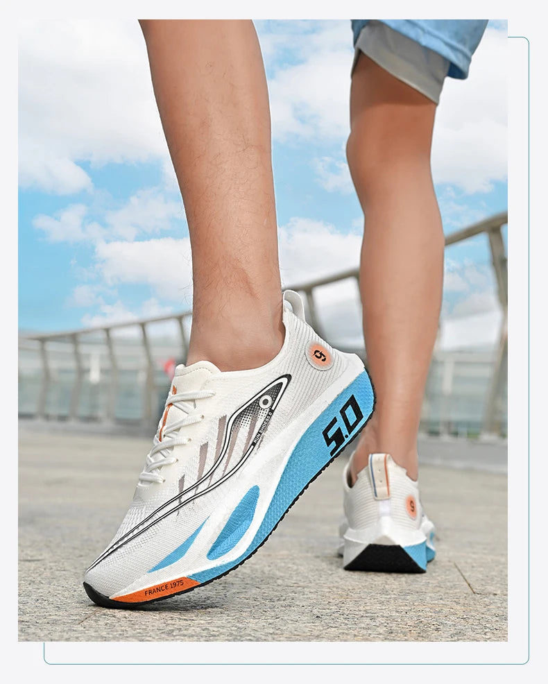 Nuove scarpe sportive da uomo e donna, sneaker da running, piastra in carbonio, da gara maschile per maratona, ammortizzanti, scarpe da allenamento per atletica