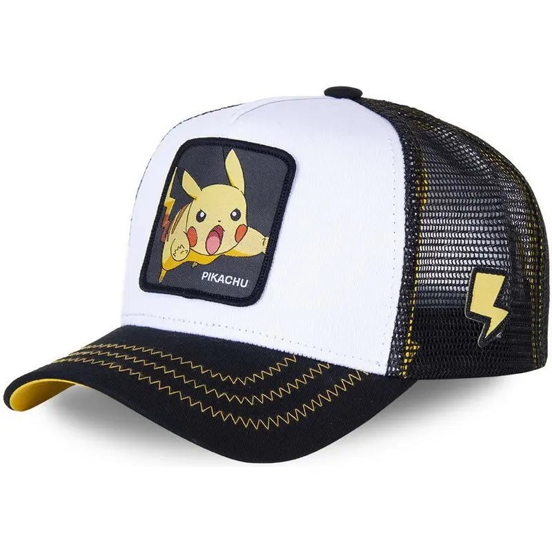 Casquette de baseball Pokémon Pikachu, Gengar, Psyduck et Snorlax – Figurine d’anime – Casquette de sport ajustable – Cadeaux créatifs