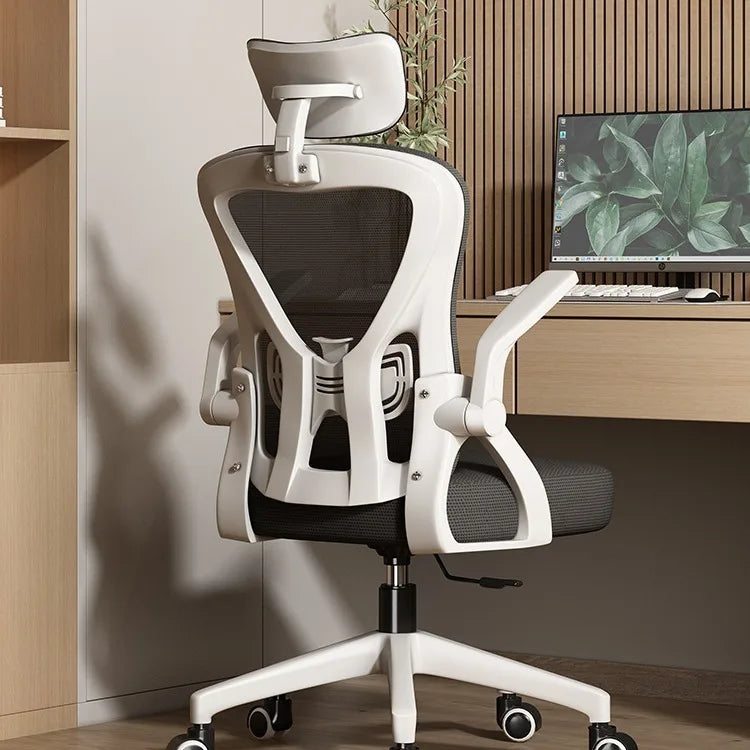 Ergonomická počítačová židle pro domácí kancelář, pohodlné polohovací sedadlo do studentského pokoje pro dlouhé sezení