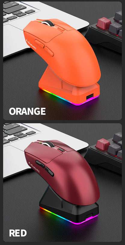 K-Snake X11 Bluetooth wireless mouse three-mode e-sports PAW3311 laptop desktop office game RGB magnetic charging