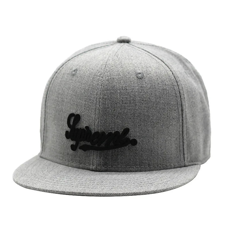 Embroidered Full Closed Fitted Cap Hat New York Size Trucker Bboy Men Bill Hip Hop Plain Baseball Snapback Flat Visor Brim Era
