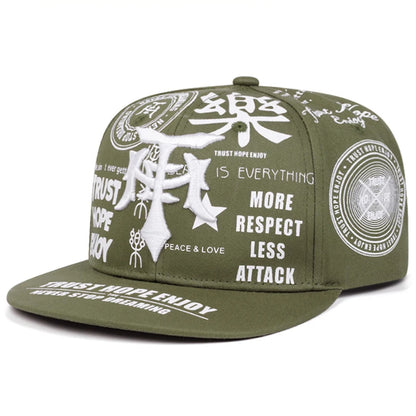2026 New Fashionable Creative Baseball Hat T Graffiti Embroidery Street Hip Hop Hat Daily Casual Wear Sunshade Hat Flat Edge Hat