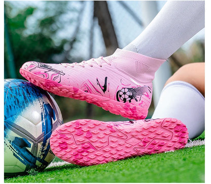 Neue professionelle Fußballschuhe für Herren, rutschfeste Fußballstiefel, Unisex, atmungsaktiv, für Futsal und Sport, neue Stollenschuhe, Dropshipping, ultraleicht