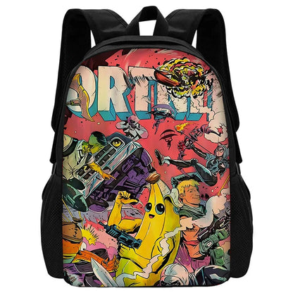Zaini FortniteS per bambini, maschi e femmine, regalo di compleanno per studenti, borse scuola per bambini unisex, zaino da campeggio resistente