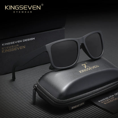 KINGSEVEN Fashion Square polarizované sluneční brýle pro muže a ženy – brýle na řízení, outdoor a cestování, UV400