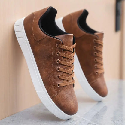 2026 Men's Shoes, New Style Four Seasons Fashionable Versatile Soft Sole White Casual Shoes, Breathable Summer Men’s Sneakers