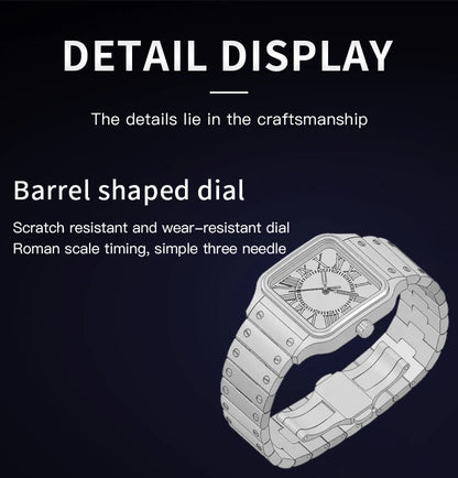2025 New 34MM Specht & Söhne Quartz Watch Japan VH31 Movement Sapphire Blue Color Ultrathin Stainless Steel Men's Watch