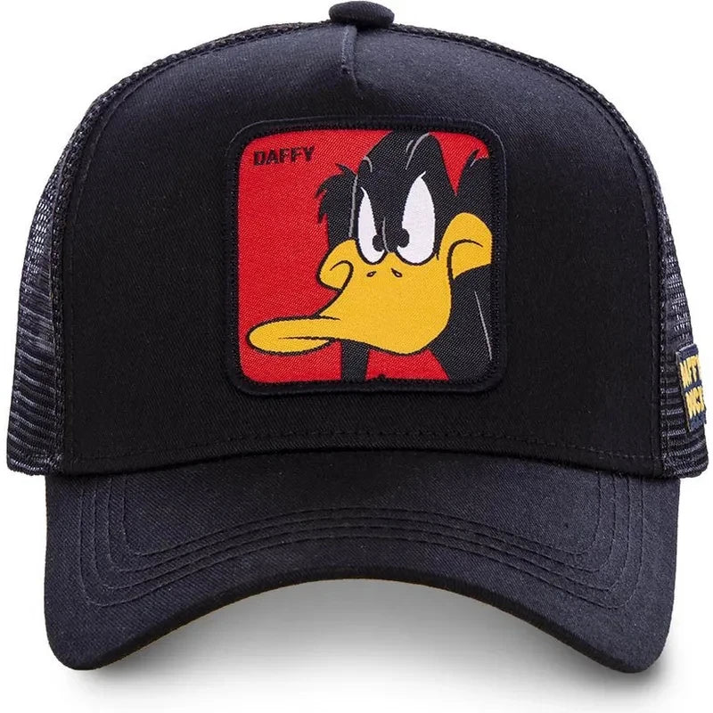 Czapka unisex z motywem anime, naszywka haftowana, czapka baseballowa, czapka typu trucker, czapki siatkowe, czapka przeciwsłoneczna