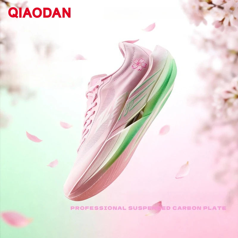 QIAODAN Feiying PB6.0 Homem 2026 Sapatilhas Desportivas de Competição para Maratona Novas com Placa de Carbono Suspensa Integral QDB023261299