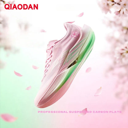 QIAODAN Feiying PB6.0 Homem 2026 Sapatilhas Desportivas de Competição para Maratona Novas com Placa de Carbono Suspensa Integral QDB023261299