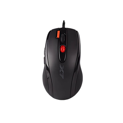 A4TECH X7 X-710BK Oscar žaidimų pelė, 2000DPI, 1000HZ, 4D ratukas, 160K vidinė atmintis, Oscar Mouse Editor, be tvarkyklės