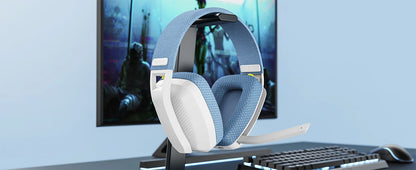 BINNUNE BW06 casques Bluetooth Gamer avec micro casque de jeu sans fil 2.4GHz avec Microphone pour PS5 PS4 PC Mac Playstation