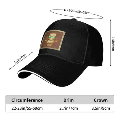 Totem Of Undying Game Baseball Caps Hip Hop Pixel Art Gold Sandwich Caps For Men Women Adjustable Headwear Outdoor