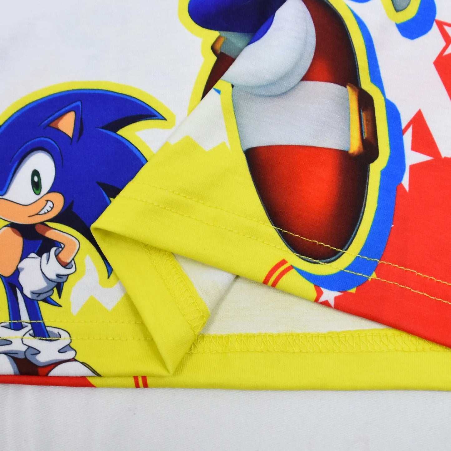 Sonic New Spring Autumn Children's Pajamas Boys and Girls Cartoon Long Sleeve Clothes Toddler Cotton Pajama Set Hedgehog Gift