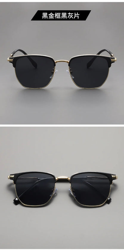 New Arrival Vintage Square Sunglasses Women Men Metal Frame Sun Glasses Female Eyewear Sunglasses for Male Female Eyeglasses