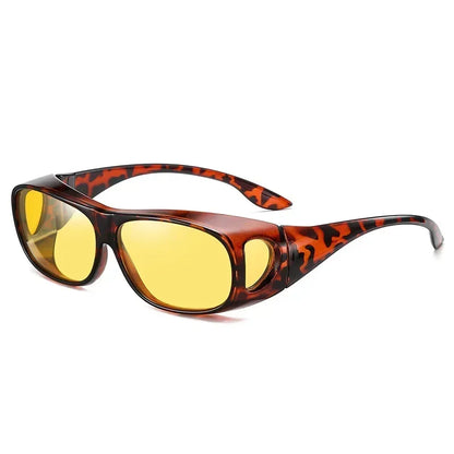 2025Polarized Sunglasses Fit Over Eye Glasses Driving Wrap Shield Goggles Fishing Glasses Sports Sunglasses Night Vision Glasses