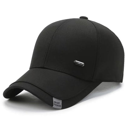 Unisex Small Iron Label Baseball Caps Spring Autumn Outdoor Adjustable Casual Hats Sunscreen Hat Sports Cap