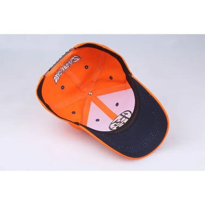 Casquette de baseball Dragon Ball Son Goku avec broderie de haute qualité, modèle unisexe, protection solaire estivale, couronne ronde et large bord en forme de bec de canard