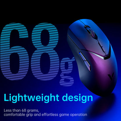 Rapoo VT9PRO PAW3398 безжична геймърска мишка 68g, кабелна, програмируема, ергономична, 26000DPI, презареждаема чрез Type C, аксесоар за PC геймъри