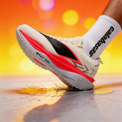 Specialty Marathon Men Running Shoes Carbon Plate Sports Breathable Lightweight Women's Comfortable Athletic Non-slip Sneakers