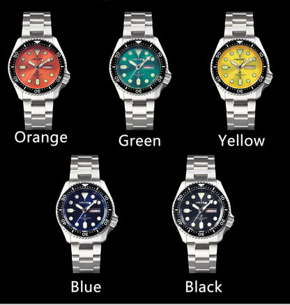 KEASO Top Men Dive Watch C3 Super Luminous 316L Solid Steel 20Bar Waterproof Sapphire Mirror MIYOTA 2035 Quartz Movement Watch