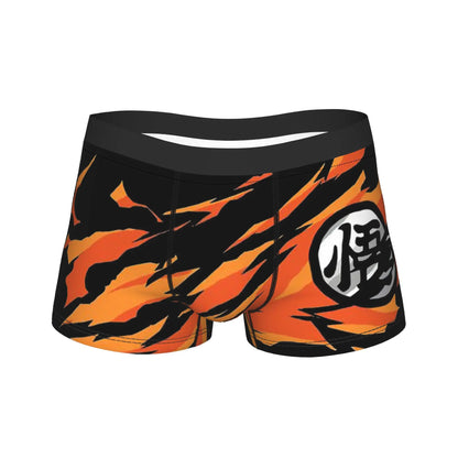 Men Dragon Ball Z Goku Vegeta DBZ Underwear  Funny Boxer Briefs Shorts Panties Homme Soft Underpants Plus Size