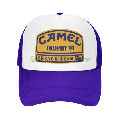 „Camel Trophy 91“ spausdinta beisbolo kepurė, unisex saulės skydeliai, vasarinės hiphopo kepurės vyrams ir moterims, lauko kvėpuojančios tinklinės „Snapback“ kepurės