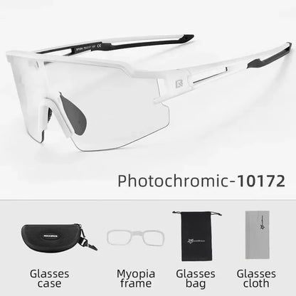ROCKBROS Cyklistické brýle Fotochromatické brýle Cyklistické brýle Ochranné brýle Větruodolné Cyklistické Outdoorové sportovní sluneční brýle