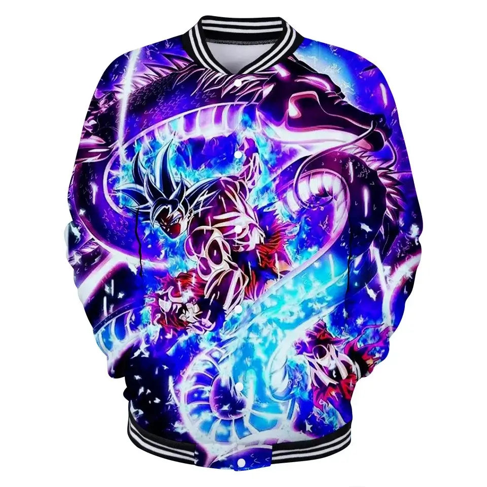 Dragon Ball Goku Kid Men Zipper Hoodie Cartoon Japan Style Anime Women Sweatshirt 2025 New Fashion Children Jackets Coat, Produit gaming premium Fraquane
