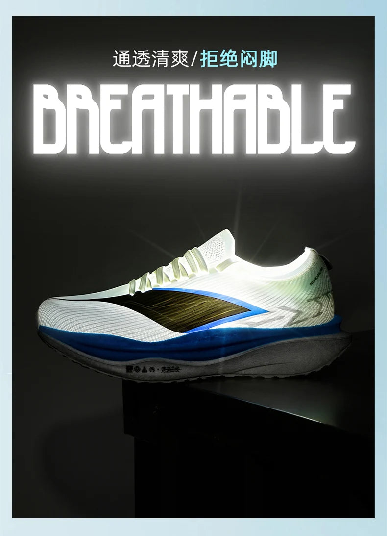 Specialty Marathon Men Running Shoes Carbon Plate Sports Breathable Lightweight Women's Comfortable Athletic Non-slip Sneakers