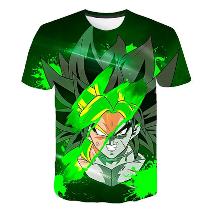 Men's T-shirts Dragon Ball Z T-shirt Boys Clothes Children's Clothing Summer Short Sleeve Kids Cartoon Tee Tops Baby Boy T Shirt