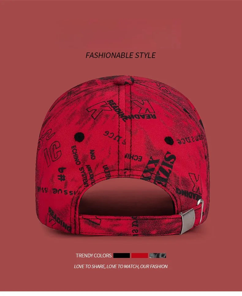 New Cool Fashion Women Men Sport Baseball Cap Spring Summer Female Male Cotton Print Hiking Beach Caps Hat For Women Men