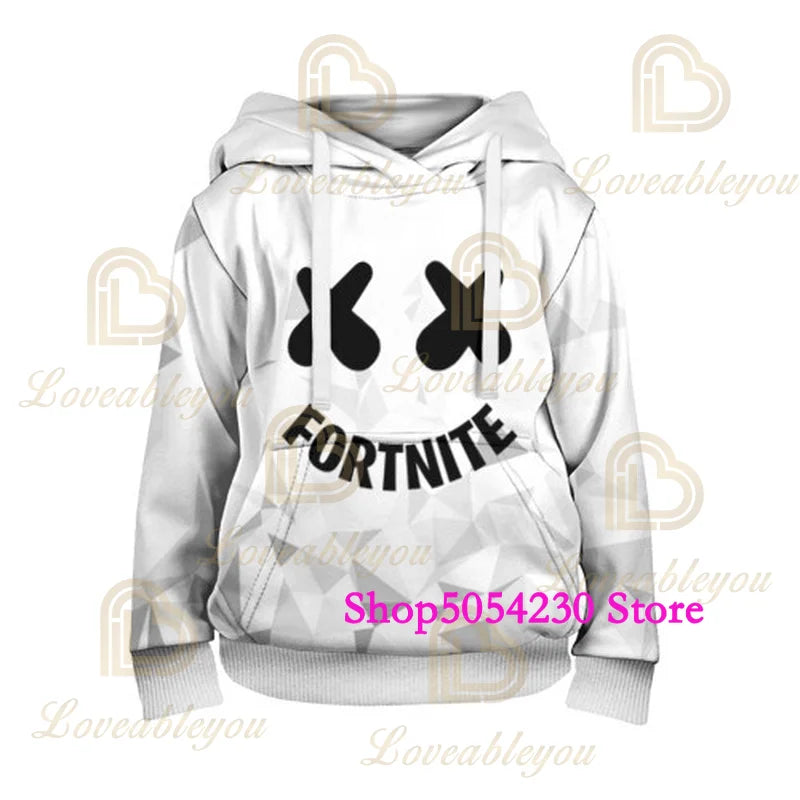 3D printani Fortnite hoodie s lamom Battle Royale, crtani sweatshirt za muškarce i žene, majica s kapuljačom Game Hero za tinejdžere