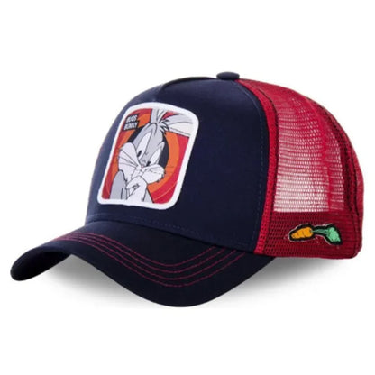 Czapka unisex z motywem anime, naszywka haftowana, czapka baseballowa, czapka typu trucker, czapki siatkowe, czapka przeciwsłoneczna