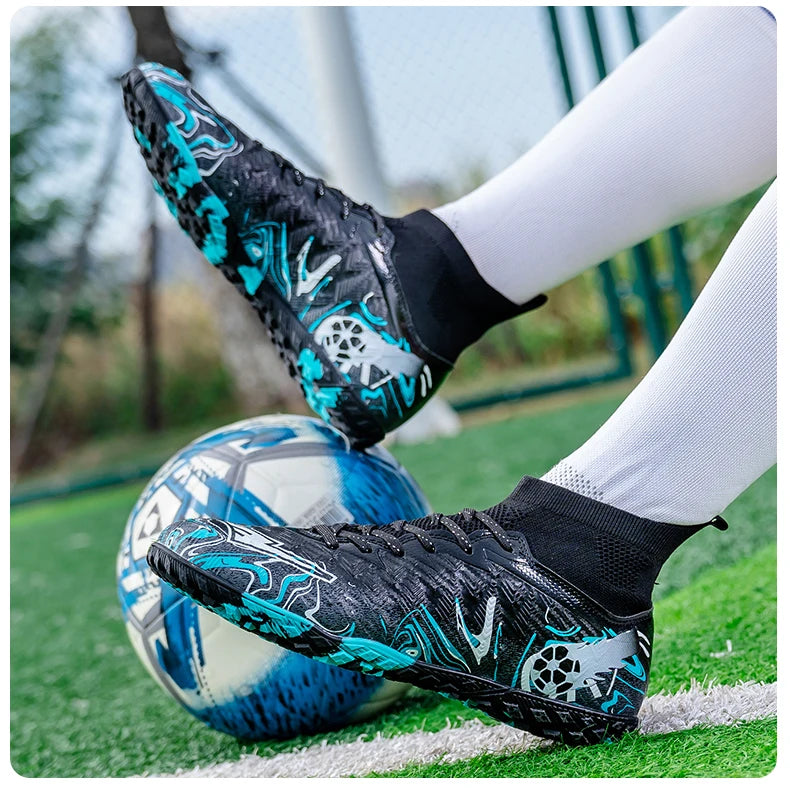Neue professionelle Fußballschuhe für Herren, rutschfeste Fußballstiefel, Unisex, atmungsaktiv, für Futsal und Sport, neue Stollenschuhe, Dropshipping, ultraleicht