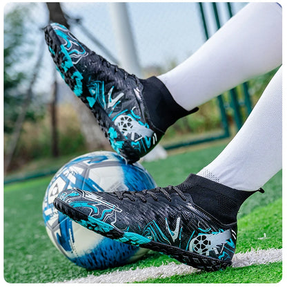 Neue professionelle Fußballschuhe für Herren, rutschfeste Fußballstiefel, Unisex, atmungsaktiv, für Futsal und Sport, neue Stollenschuhe, Dropshipping, ultraleicht