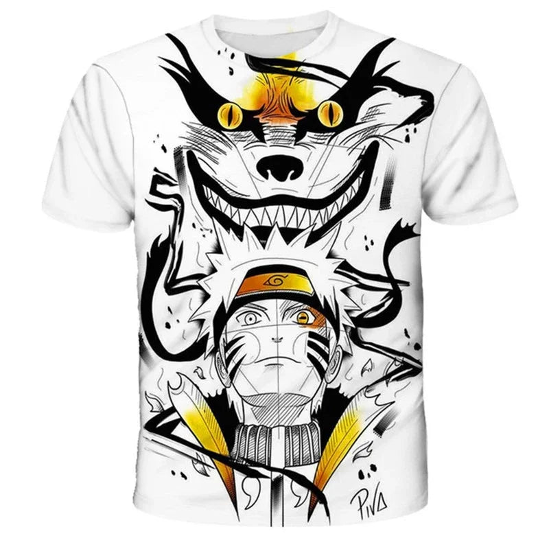 Cosplay Unisex T-shirt Umaki Children's Y2k Clothes Streetwear Harajuku Style Tshirts Tops 2024 Gift Short Sleeve