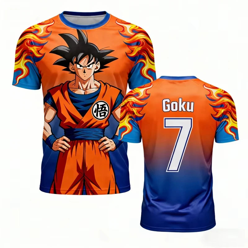 Dragon Ball Z 2026 Goku Men'sAnime T-shirts Children's Clothing Short Sleeve Essentials Tops Fashion New Harajuku Style Y2k