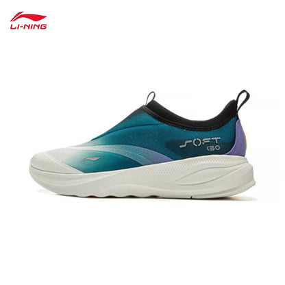 LI-NING SOFT GO 2 Ανδρικά Παπούτσια Πεζοπορίας Slip-on με Μαλακή Παχιά Φτέρνα, Άνετα και Ανθεκτικά Αθλητικά Casual Παπούτσια AGLV005
