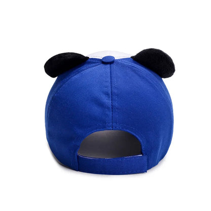Casquettes de baseball d'été mignonnes avec panda pour hommes et femmes, casquettes hip-hop en coton à fermeture snapback, protection solaire, garçons et filles, casquettes d'extérieur, dropshipping