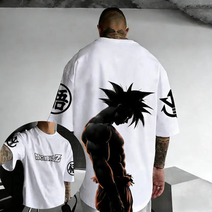 Dragon Ball Japanese Anime Men's T-Shirt Boys Children Harajuku Style Short Sleeve Kids Goku Top Summer Fashion Clothing