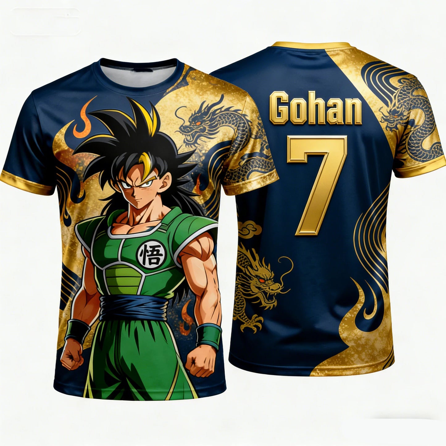 2026 Summer Dragon Ball Oversized T-shirt High Quality 3D Print Super Saiyan God Goku & Goku God Number 1 Graphic Unisex Retro