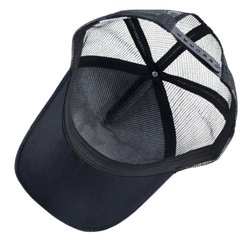 Wolf Patch Embroidery Mesh Baseball Cap Adjustable Fashion Hip Hop Trucker Men Women Outdoor Breathable Visor Snapback Hat Gift
