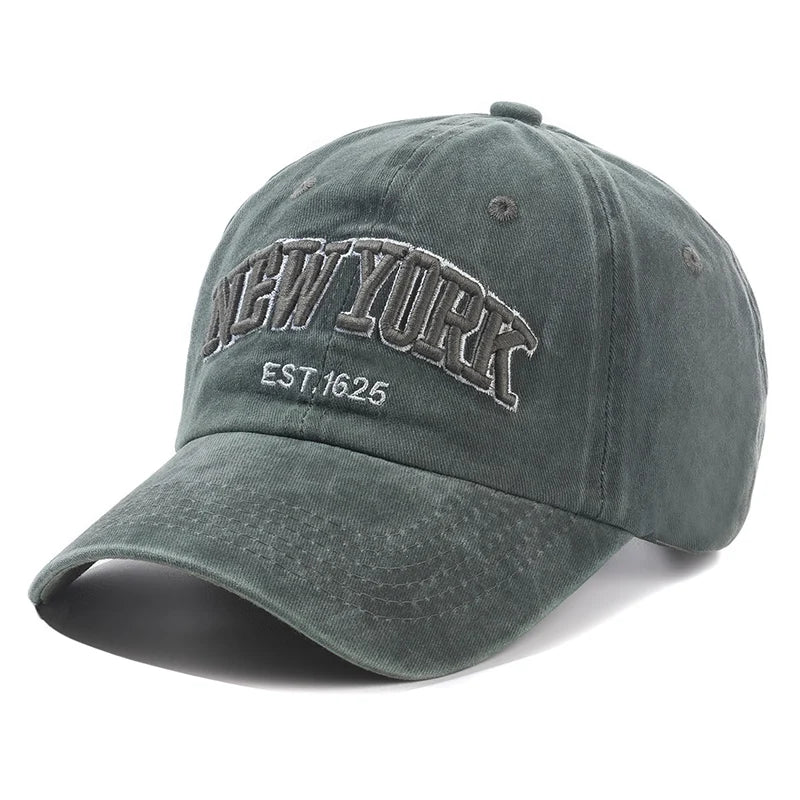 Czapka z pranej bawełny marki York dla mężczyzn i kobiet – czapki typu gorra, czapki snapback, czapki baseballowe, czapki przeciwsłoneczne, czapki typu dad hat, czapki outdoorowe